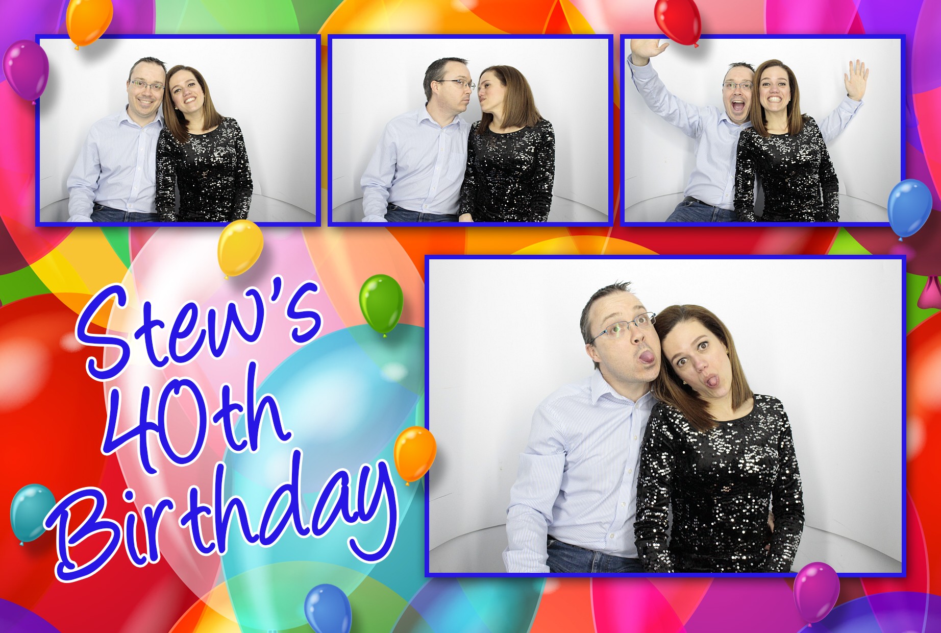 Stew's 40th Birthday | View more photos from the event at gallery.myphotoboothexperience.co.uk/u/MyPhotoBoothExperienceLtd/Stews-40th-Birthday